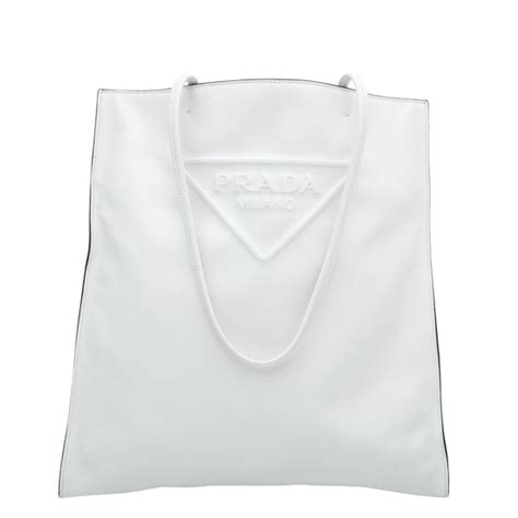 prada bianco bag|Altro.